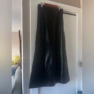 Black Leather Skirt.
